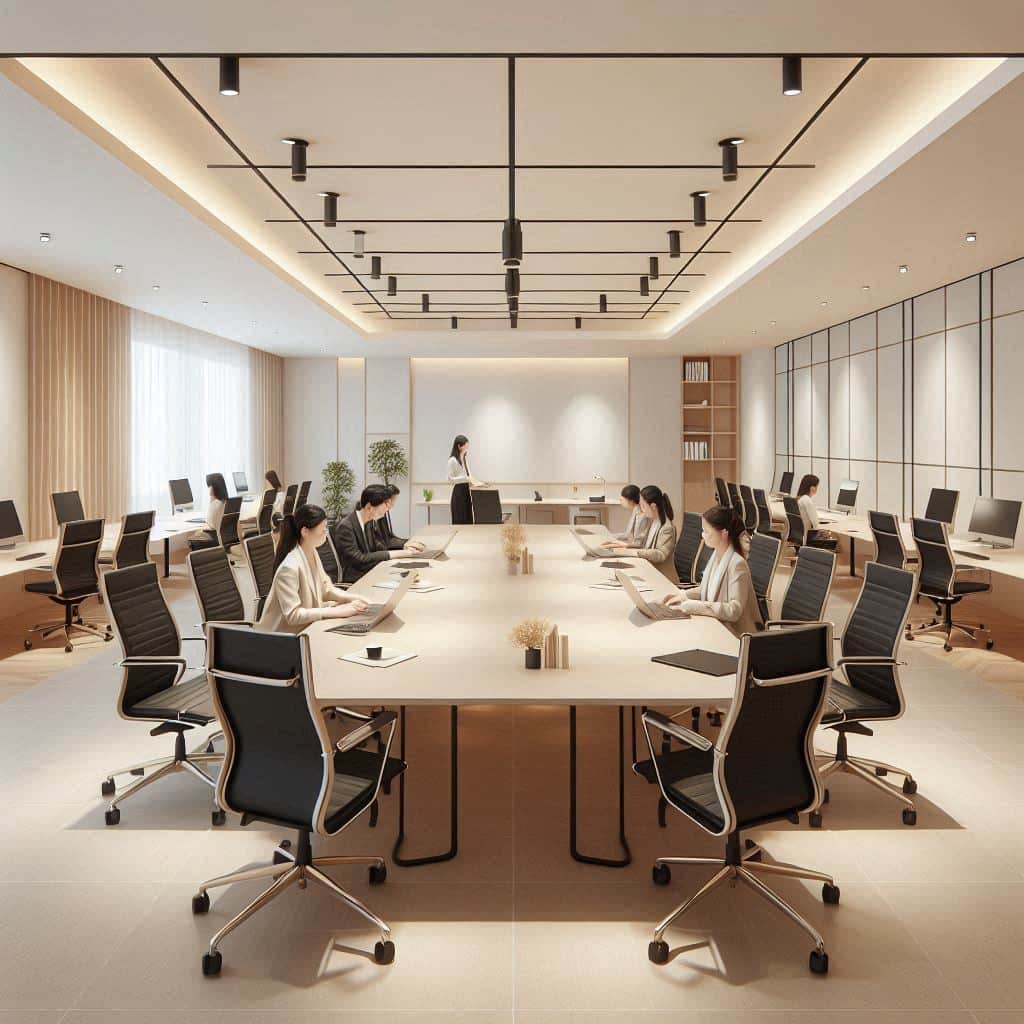 写字楼办公午餐高峰时段员工分流去楼下商铺的进出动线需由物业如何实时引导